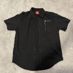 Ecko Unlimited Black Casual Button Down Shirt